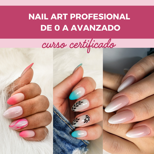 Curso completo de Nail Art Profesional – De Inicial a Avanzado